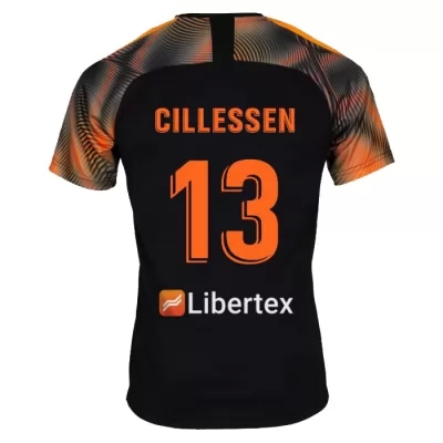 Kinder Fußball Jasper Cillessen 13 Auswärtstrikot Schwarz Trikot 2019/20 Hemd