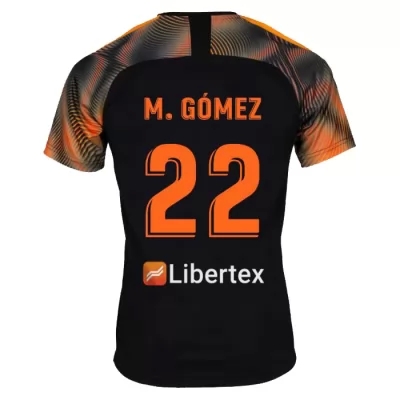 Kinder Fußball Maxi Gomez 22 Auswärtstrikot Schwarz Trikot 2019/20 Hemd