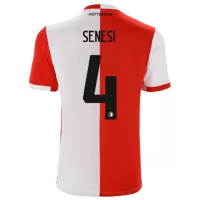 Kinder Fußball Marcos Senesi 4 Heimtrikot Rot-Weiss Trikot 2019/20 Hemd