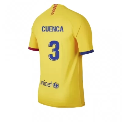 Damen Fußball Jorge Cuenca 3 Auswärtstrikot Gelb Trikot 2019/20 Hemd