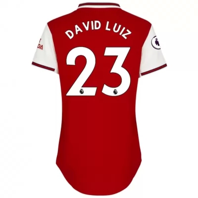 Damen Fußball David Luiz 23 Heimtrikot Rot-weiss Trikot 2019/20 Hemd