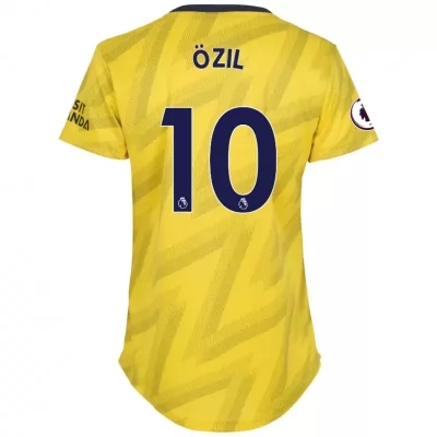 Damen Fußball Mesut Özil 10 Auswärtstrikot Gelb Trikot 2019/20 Hemd