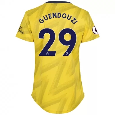 Damen Fußball Matteo Guendouzi 29 Auswärtstrikot Gelb Trikot 2019/20 Hemd