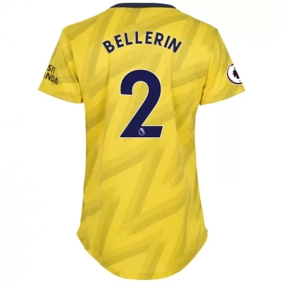 Damen Fußball Hector Bellerin 2 Auswärtstrikot Gelb Trikot 2019/20 Hemd