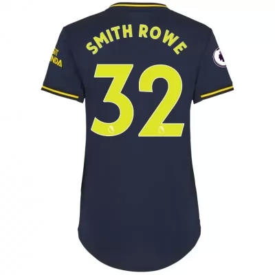 Damen Fußball Smith Rowe 32 Ausweichtrikot Dunkelblau Trikot 2019/20 Hemd