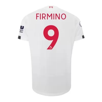 Damen Fußball Roberto Firmino 9 Auswärtstrikot Weiß Trikot 2019/20 Hemd
