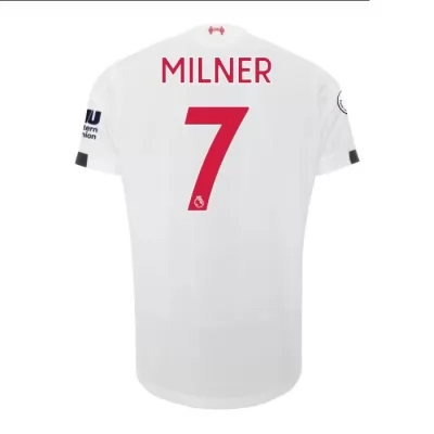 Damen Fußball James Milner 7 Auswärtstrikot Weiß Trikot 2019/20 Hemd
