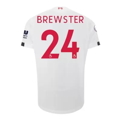 Damen Fußball Rhian Brewster 24 Auswärtstrikot Weiß Trikot 2019/20 Hemd
