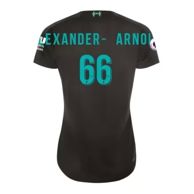 Damen Fußball Trent Alexander-arnold 66 Ausweichtrikot Schwarz Trikot 2019/20 Hemd