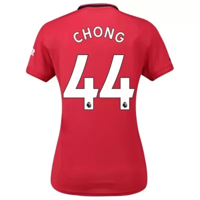 Damen Fußball Tahith Chong 44 Heimtrikot Rot Trikot 2019/20 Hemd