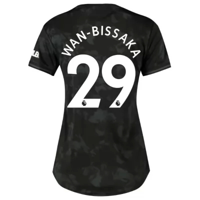 Damen Fußball Aaron Wan-bissaka 29 Ausweichtrikot Schwarz Trikot 2019/20 Hemd