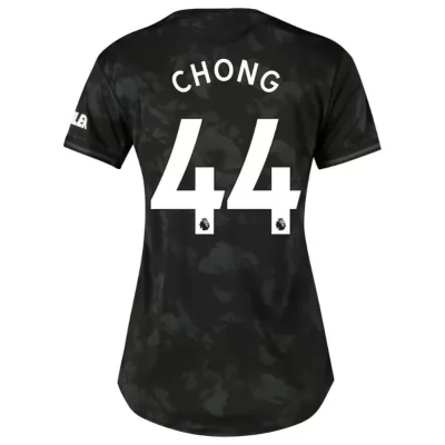 Damen Fußball Tahith Chong 44 Ausweichtrikot Schwarz Trikot 2019/20 Hemd