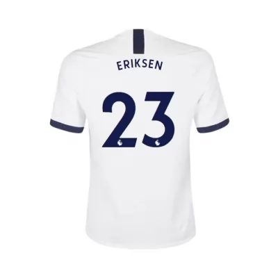Damen Fußball Christian Eriksen 23 Heimtrikot Weiß Trikot 2019/20 Hemd