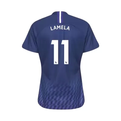 Damen Fußball Erik Lamela 11 Auswärtstrikot Königsblau Trikot 2019/20 Hemd