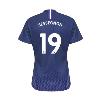 Damen Fußball Ryan Sessegnon 19 Auswärtstrikot Königsblau Trikot 2019/20 Hemd