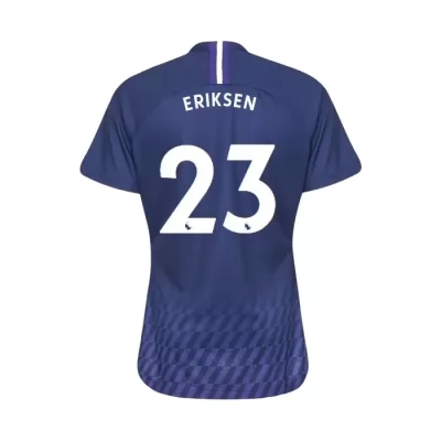 Damen Fußball Christian Eriksen 23 Auswärtstrikot Königsblau Trikot 2019/20 Hemd