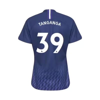 Damen Fußball Japhet Tanganga 39 Auswärtstrikot Königsblau Trikot 2019/20 Hemd
