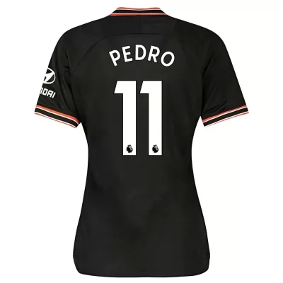 Damen Fußball Pedro 11 Ausweichtrikot Schwarz Trikot 2019/20 Hemd