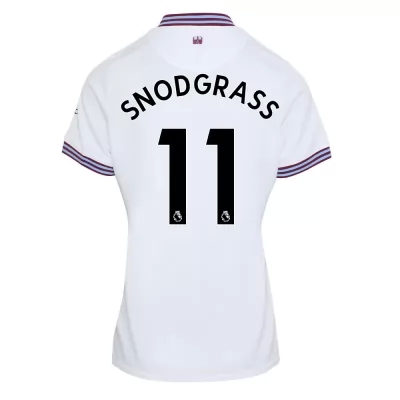 Damen Fußball Robert Snodgrass 11 Heimtrikot Weiß Trikot 2019/20 Hemd