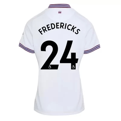 Damen Fußball Ryan Fredericks 24 Heimtrikot Weiß Trikot 2019/20 Hemd