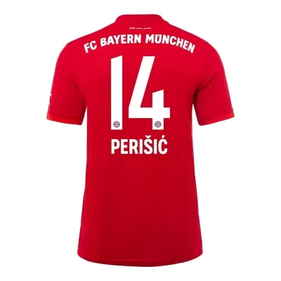 Damen Fußball Ivan Perisic 14 Heimtrikot Rot Trikot 2019/20 Hemd