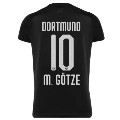 Damen Fußball Gotze 10 Auswärtstrikot Schwarz Trikot 2019/20 Hemd