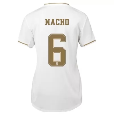 Damen Fußball Nacho 6 Heimtrikot Weiß Trikot 2019/20 Hemd