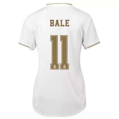 Damen Fußball Gareth Bale 11 Heimtrikot Weiß Trikot 2019/20 Hemd