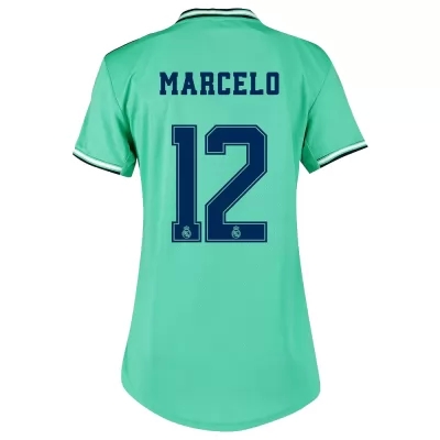 Damen Fußball Marcelo 12 Ausweichtrikot Grün Trikot 2019/20 Hemd