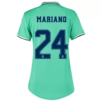 Damen Fußball Mariano Diaz 24 Ausweichtrikot Grün Trikot 2019/20 Hemd