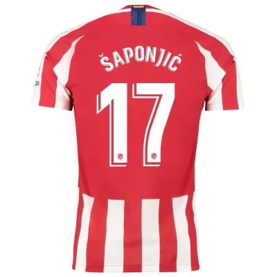 Damen Fußball Ivan Saponjic 17 Heimtrikot Rot Trikot 2019/20 Hemd