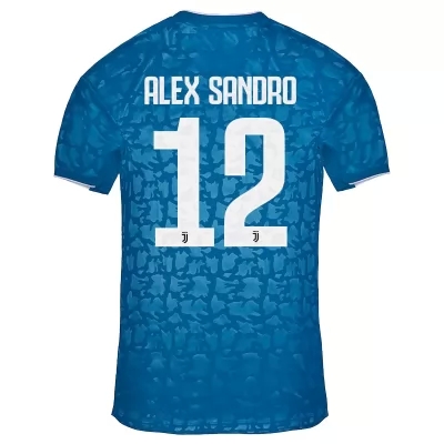 Damen Fußball Alex Sandro 12 Ausweichtrikot Blau Trikot 2019/20 Hemd
