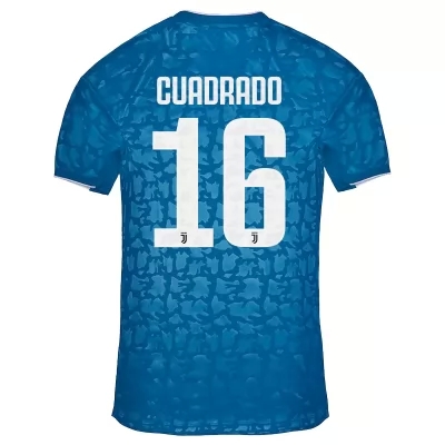 Damen Fußball Juan Cuadrado 16 Ausweichtrikot Blau Trikot 2019/20 Hemd