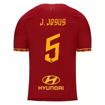 Damen Fußball Juan Jesus 5 Heimtrikot Rot Trikot 2019/20 Hemd
