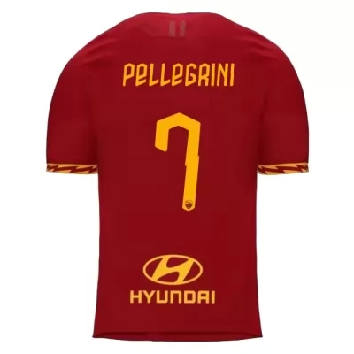 Damen Fußball Lorenzo Pellegrini 7 Heimtrikot Rot Trikot 2019/20 Hemd