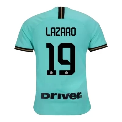 Damen Fußball Valentino Lazaro 19 Auswärtstrikot Grün Trikot 2019/20 Hemd