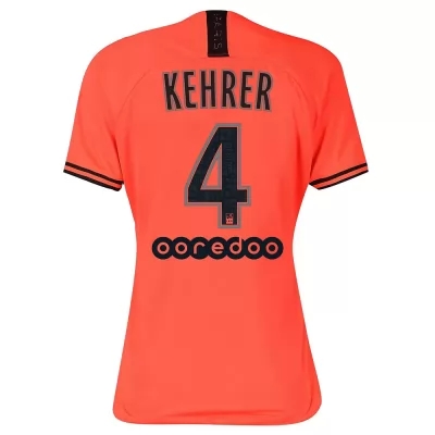Damen Fußball Thilo Kehrer 4 Auswärtstrikot Orange Trikot 2019/20 Hemd