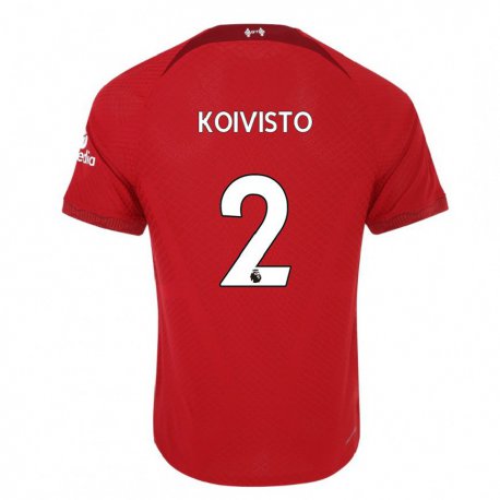 Kandiny Kinder Emma Koivisto #2 Dunkelrot Heimtrikot Trikot 2022/23 T-shirt