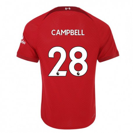 Kandiny Kinder Megan Campbell #28 Dunkelrot Heimtrikot Trikot 2022/23 T-shirt