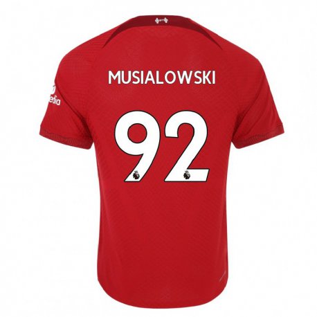 Kandiny Kinder Mateusz Musialowski #92 Dunkelrot Heimtrikot Trikot 2022/23 T-shirt