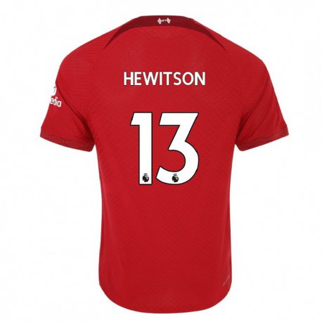 Kandiny Kinder Luke Hewitson #13 Dunkelrot Heimtrikot Trikot 2022/23 T-shirt