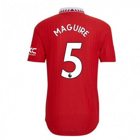 Kandiny Kinder Harry Maguire #5 Rot Heimtrikot Trikot 2022/23 T-shirt