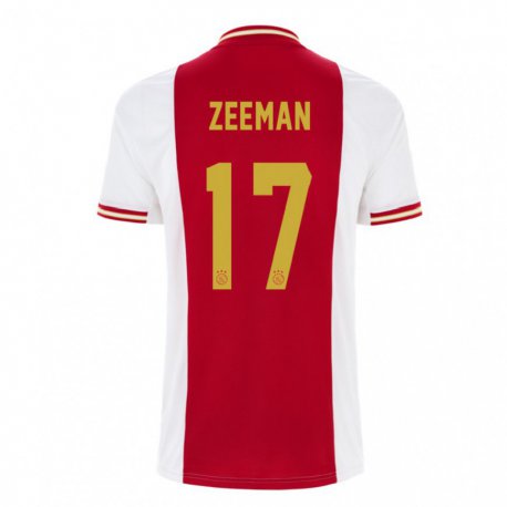 Kandiny Kinder Kelly Zeeman #17 Dunkelrot Weiß Heimtrikot Trikot 2022/23 T-shirt
