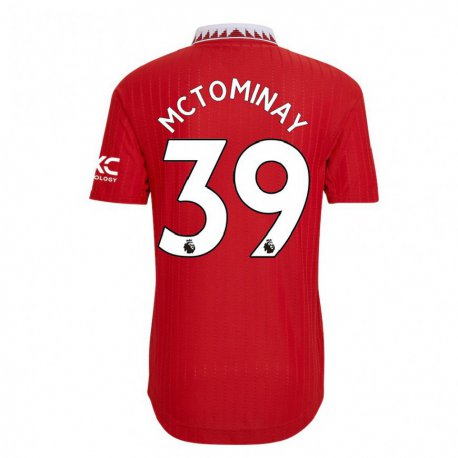 Kandiny Kinder Scott Mctominay #39 Rot Heimtrikot Trikot 2022/23 T-shirt