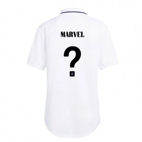Kandiny Kinder Marvel #0 Weiß Lila Heimtrikot Trikot 2022/23 T-shirt