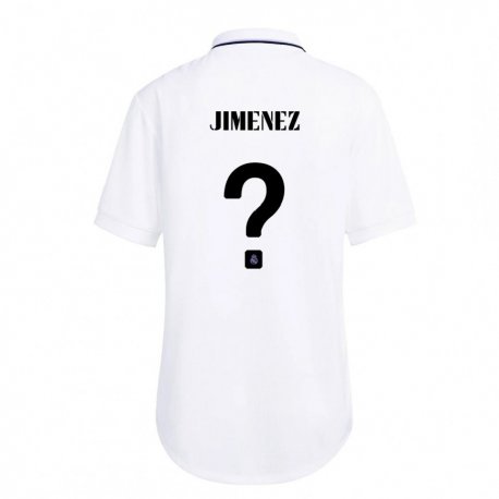 Kandiny Kinder David Jimenez #0 Weiß Lila Heimtrikot Trikot 2022/23 T-shirt