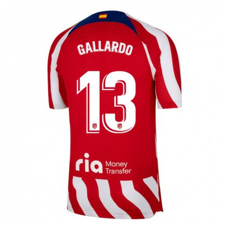 Kandiny Kinder Lola Gallardo #13 Rot Weiß Blau Heimtrikot Trikot 2022/23 T-shirt