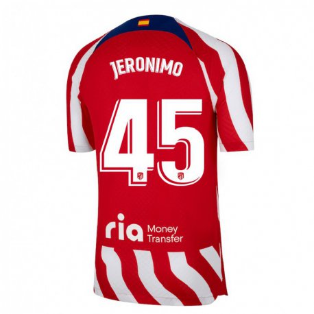Kandiny Kinder Isaiah Jeronimo #45 Rot Weiß Blau Heimtrikot Trikot 2022/23 T-shirt