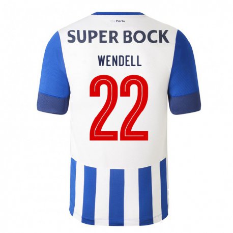 Kandiny Kinder Wendell #22 Königsblau Heimtrikot Trikot 2022/23 T-shirt