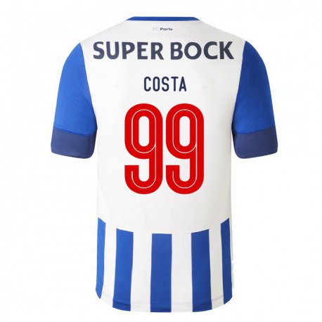 Kandiny Kinder Diogo Costa #99 Königsblau Heimtrikot Trikot 2022/23 T-shirt
